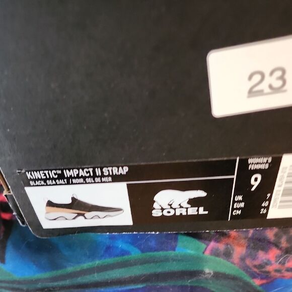 Sorel Men's Black and Tan Slip-On Sneakers - Picture 2 of 8